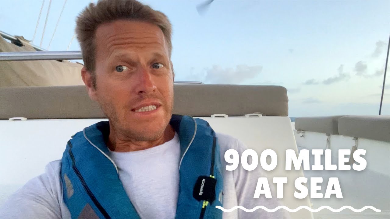 900 Milesof Sailing  #growinguponaboat #fountainepajotsaona47 #gulfstream #sailboat Ep 48