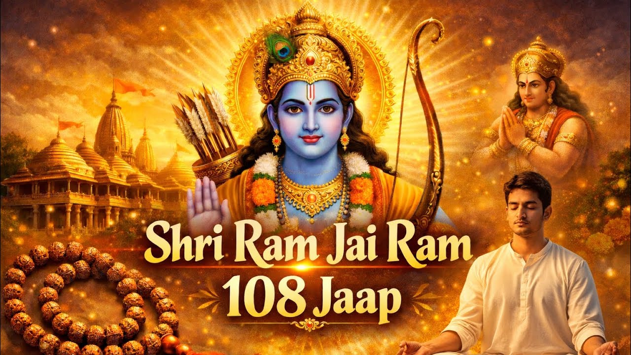 Shri Ram Jai Ram श्री राम जय राम 108 Jaap | Sanatan Music India® | Anant Bhav