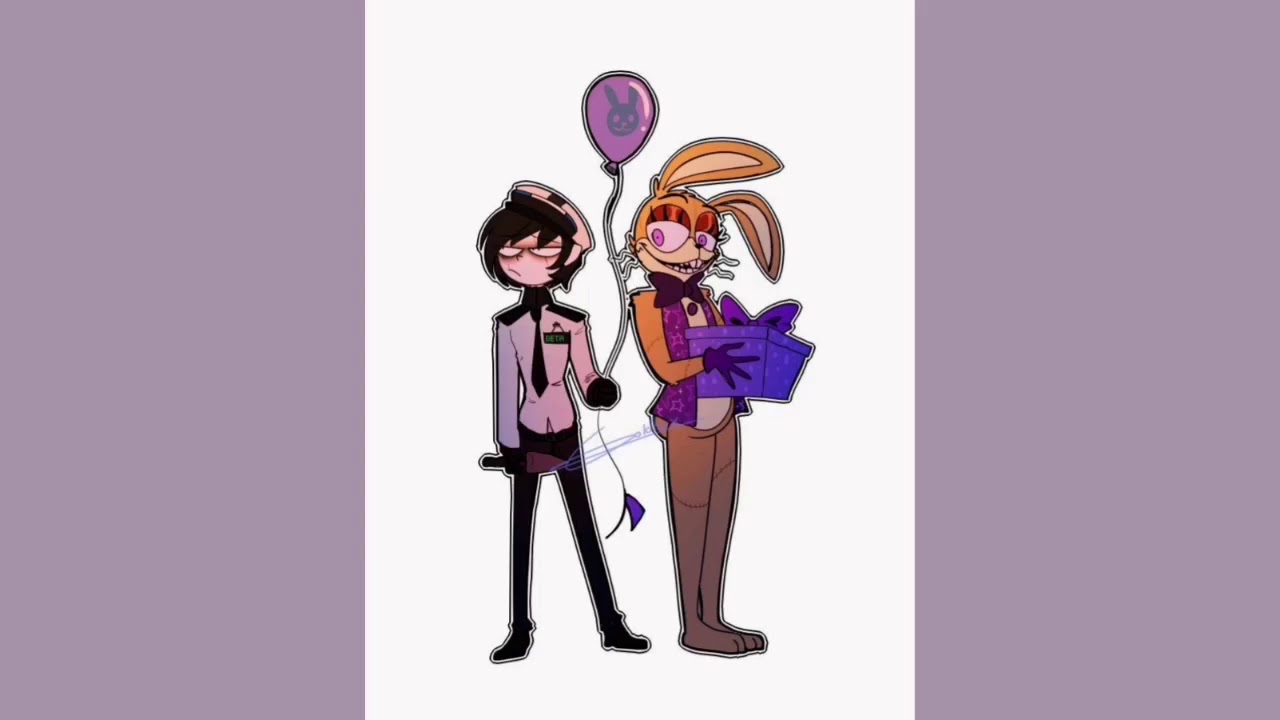 Glitchtrap x William Afton