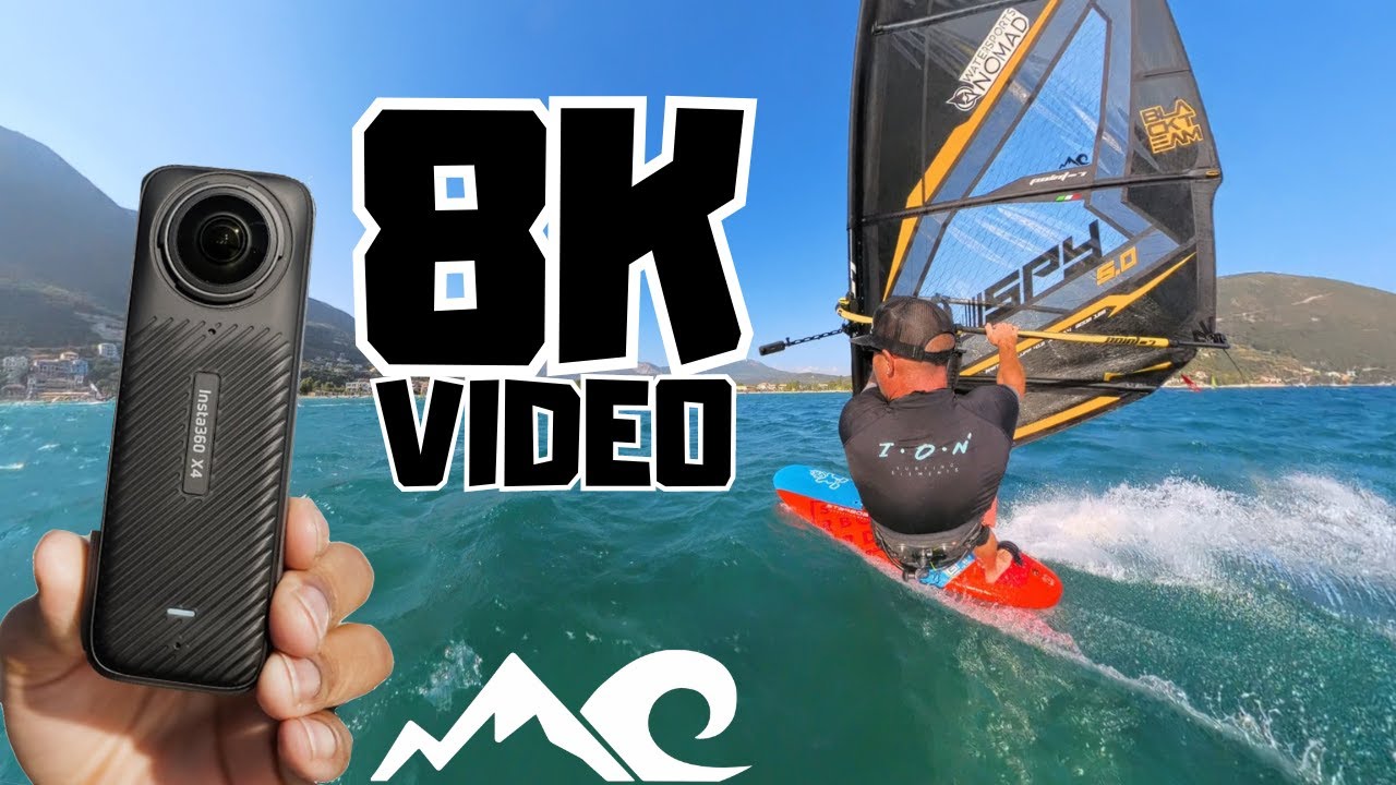 Using 8K cameras to film windsurfing! #insta360x4