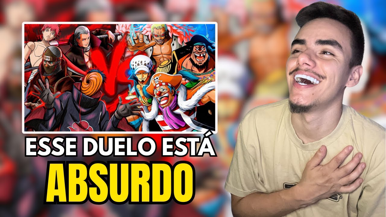 QUEM VENCE ESSE DUELO? Akatsuki VS. Shichibukais | Combate de Rimas [Prod. Sobral]