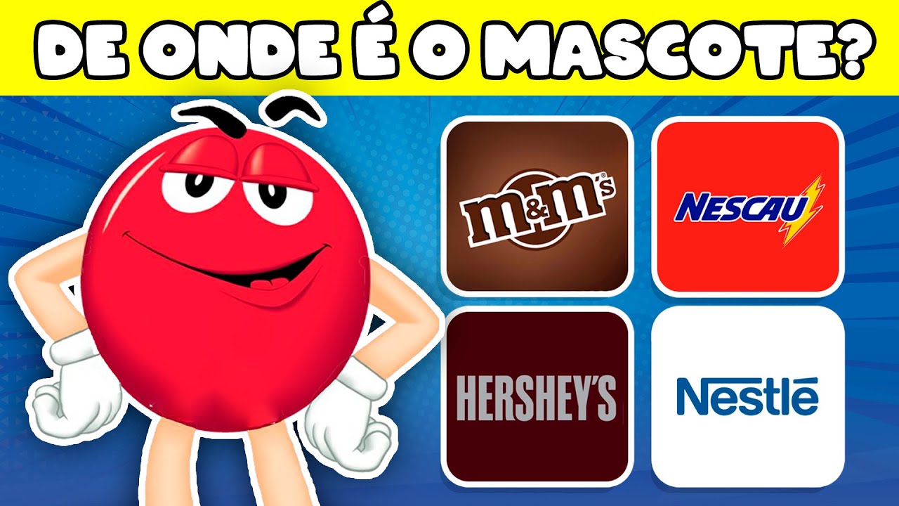 De ONDE é esse MASCOTE? 50 Perguntas DESAFIADORAS!