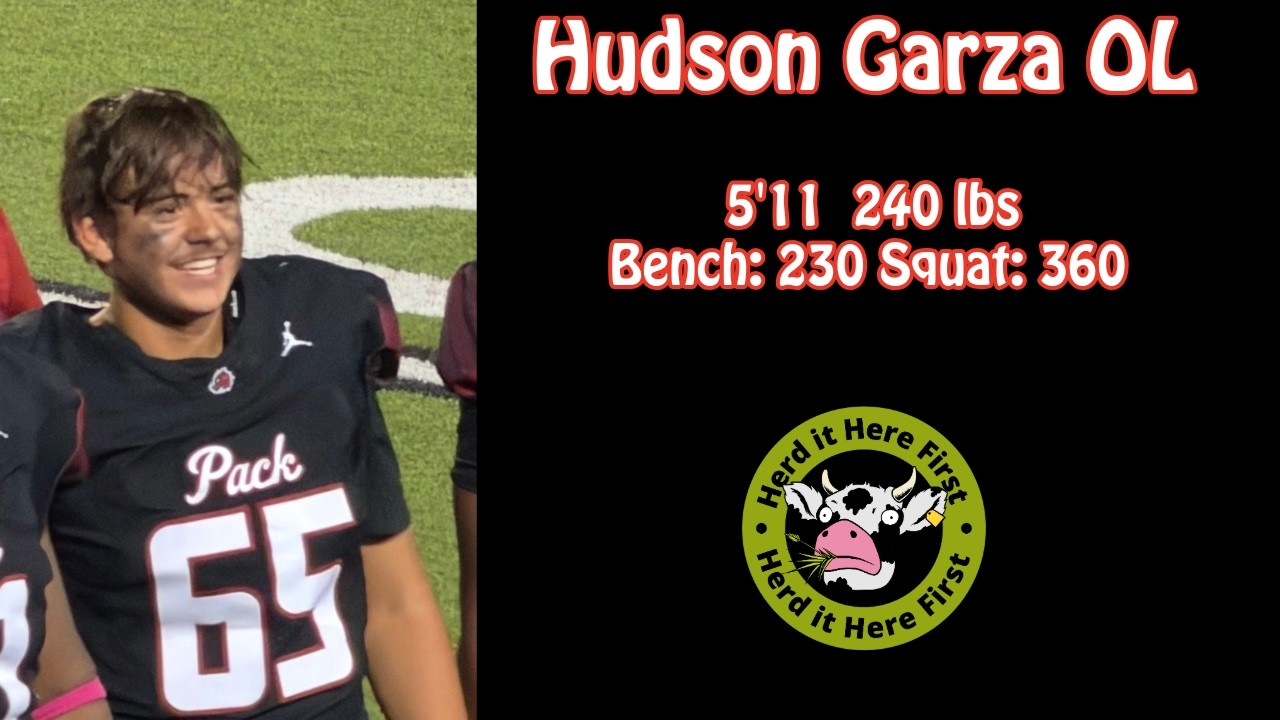 Herd It Here First: Hudson Garza Player Profile Weiss Wolves OL