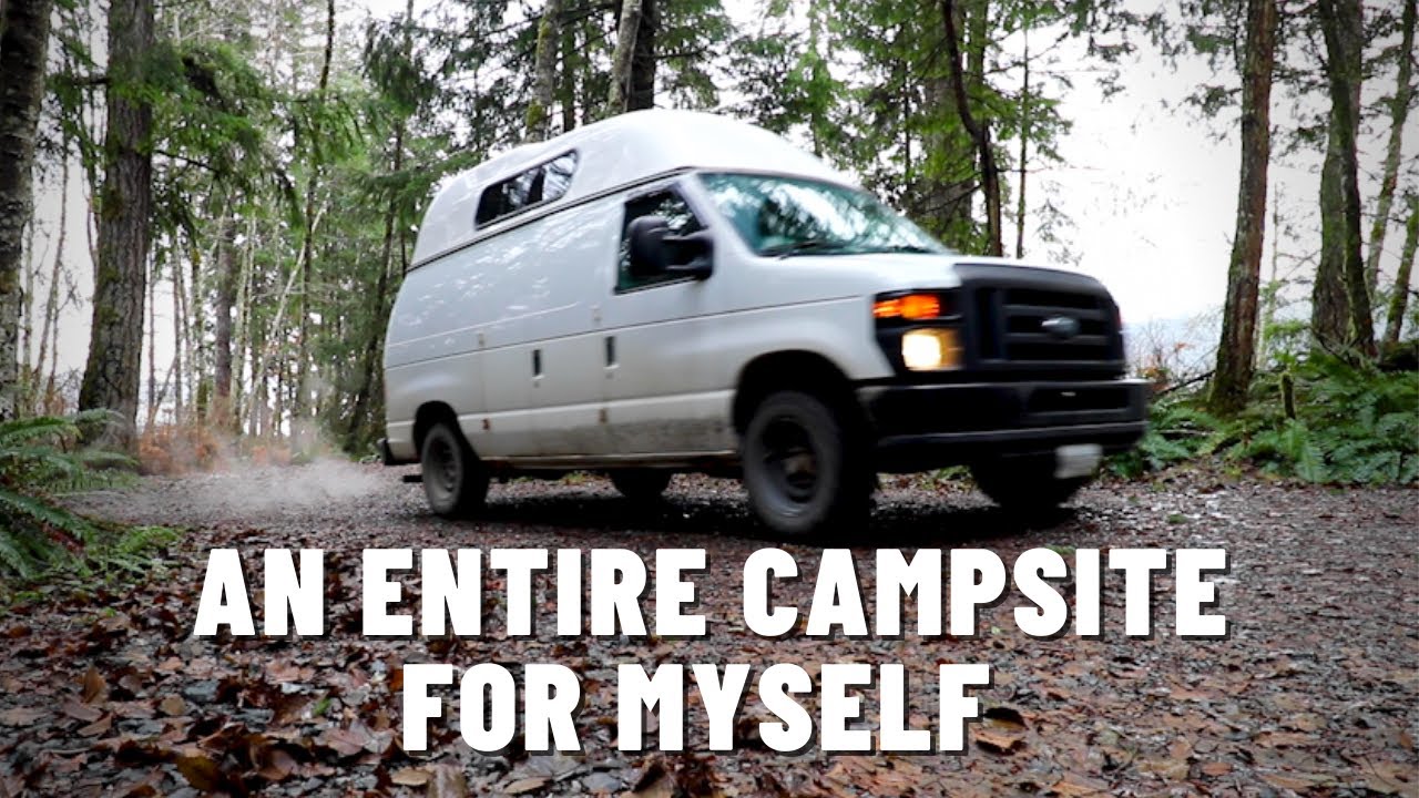 An entire campsite just for MYSELF | Morning in backcountry | Solo van life