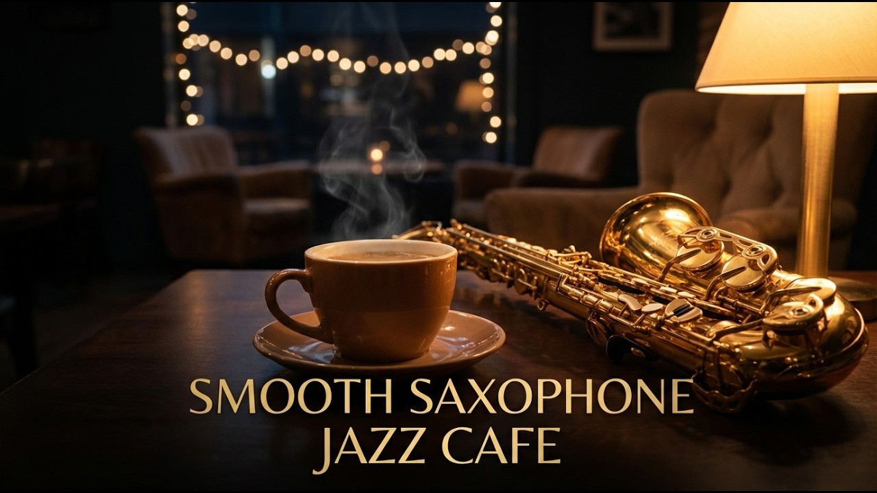 Smooth Saxophone Lounge Jazz ☕ Relaxing Cafe Jazz Music for Work, Study & Coffee Shop Ambience