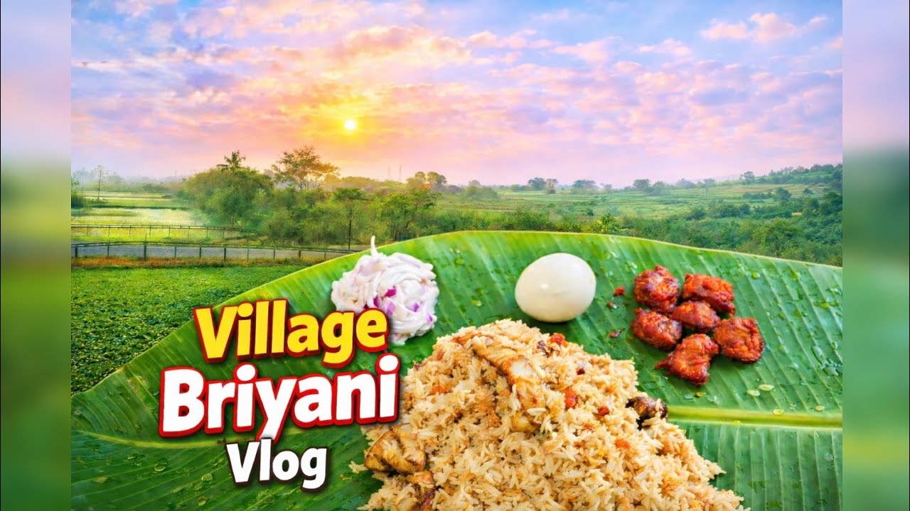 This Biryani Hits Different in the Village  #biryani #villagefood #shorts 