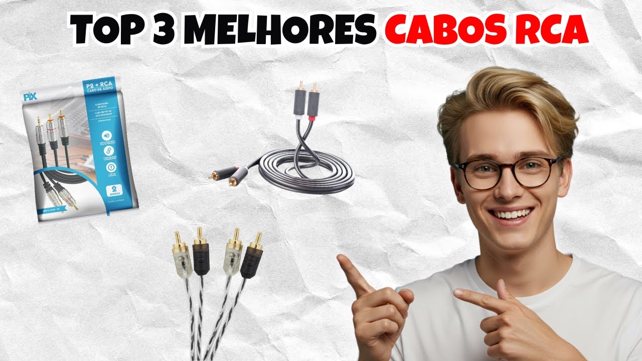 QUAL O MELHOR CABO RCA para SOM AUTOMOTIVO de 2025? - TOP 3 Melhores Cabos RCA BLINDADO