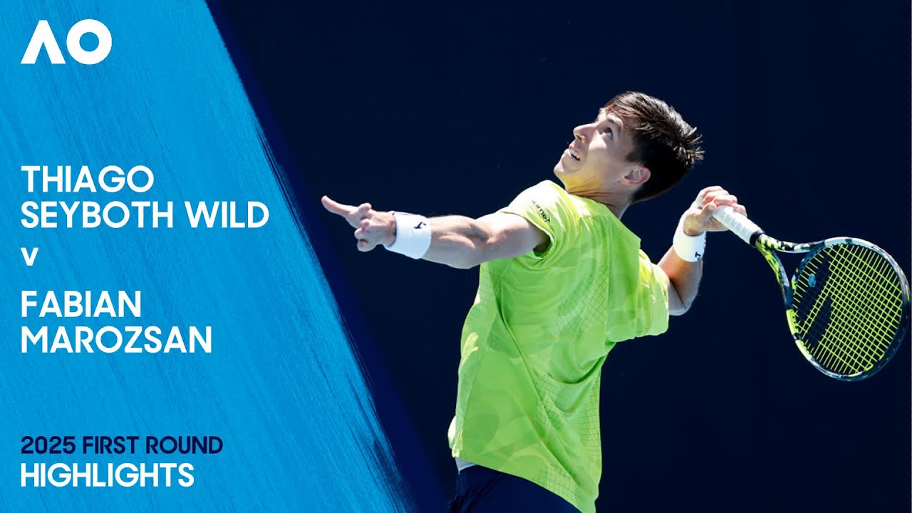 Thiago Seyboth Wild v Fabian Marozsan Highlights | Australian Open 2025 First Round
