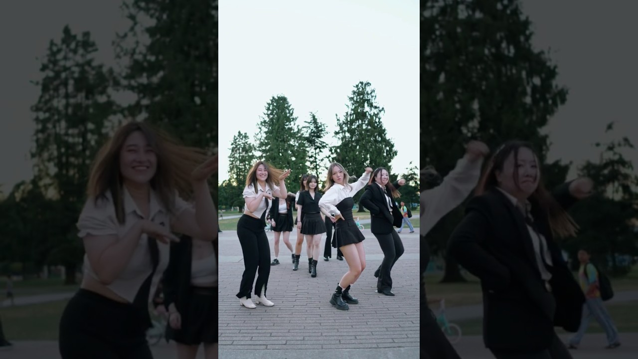 #likethat relay dance challenge in public😍 check out our full cover~ #challenge #babymonster #kpop