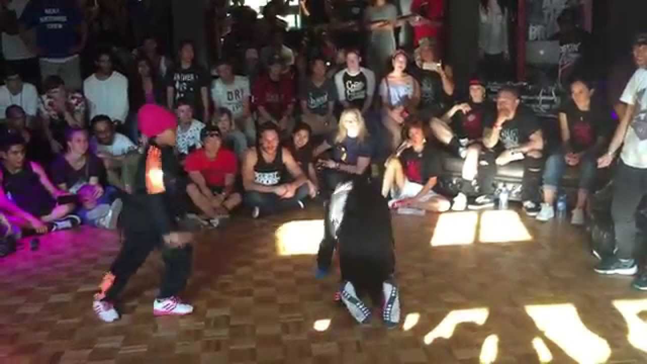 IBE Heart Breaker 2v2 Bgirl Battle Top 16. Bgirl Eddie & Bgirl Terra vs Sunny and Pauline