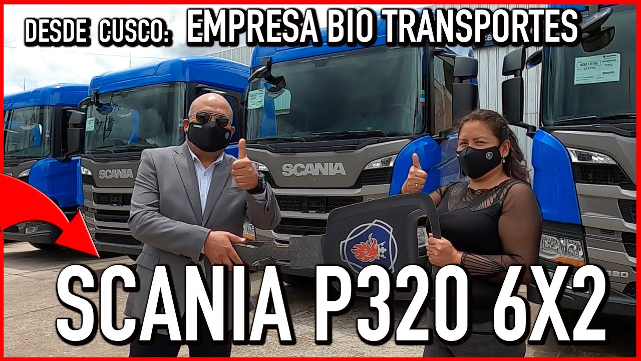 Scania entrega flota de 7 camiones a la empresa Bio Transportes | Modelo P320 6x2