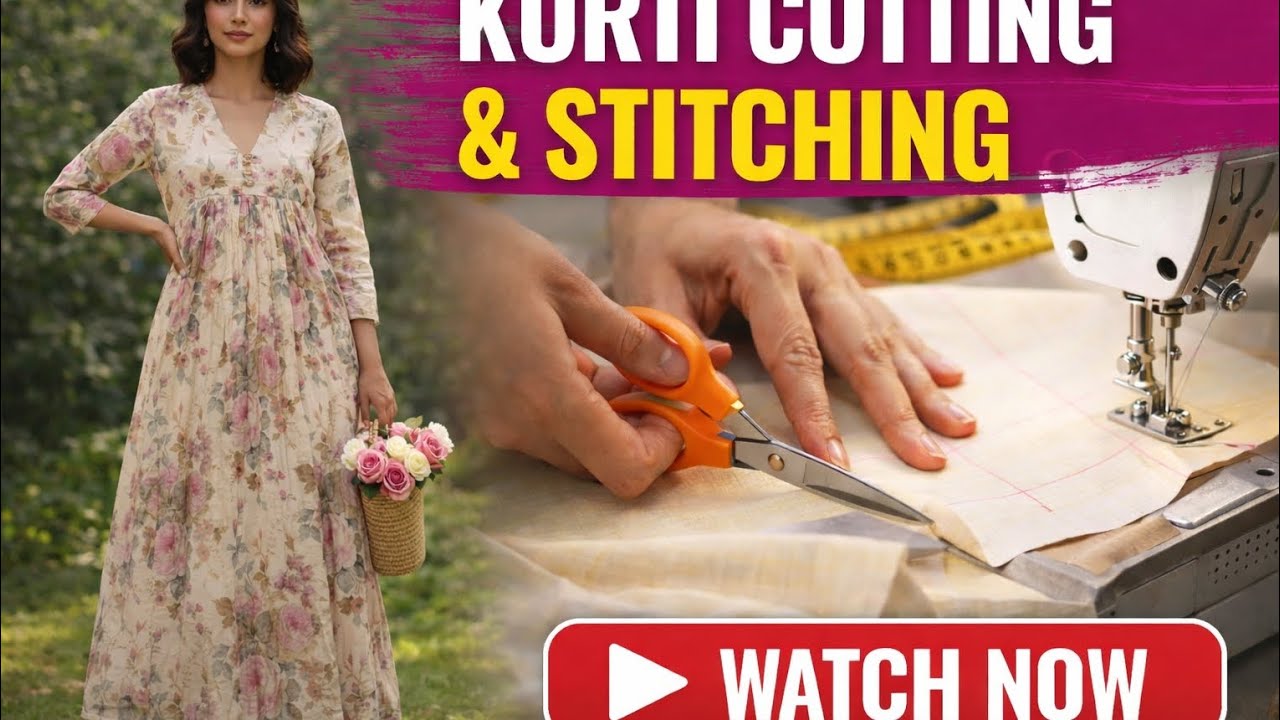 Latest Kurti Design Cutting and Stitching | Kameez Cutting Full Tutorial