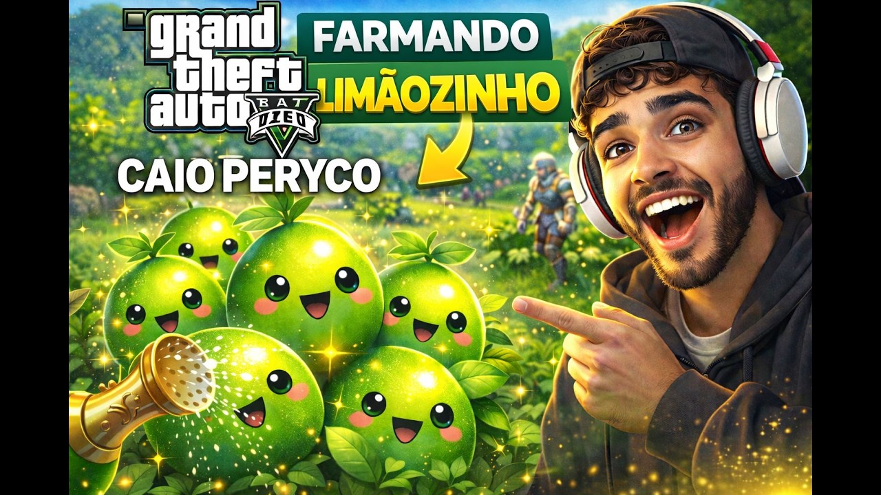 AO VIVO🔥 GTA V ONLINE PS5 🍋💸 FARMANDO LIMÃOZINHO! 😏