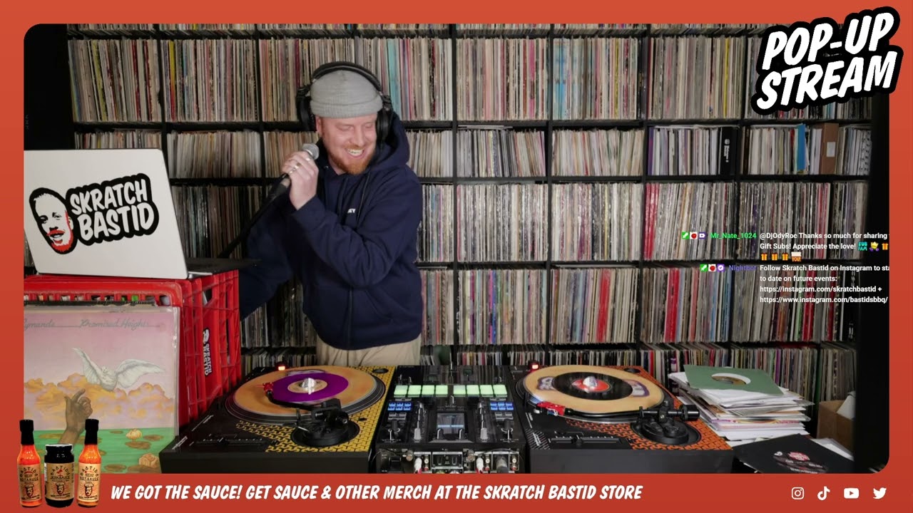 Skratch Bastid - All vinyl Funk, breaks, disco, boogie - Freestyle & Breakers set