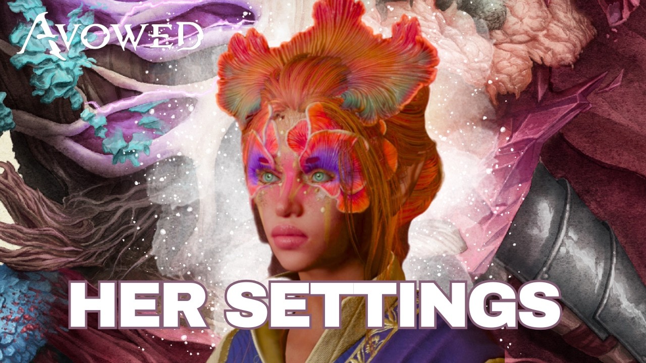 AVOWED Beautiful GODLIKE Elf Feminine settings TUTORIAL
