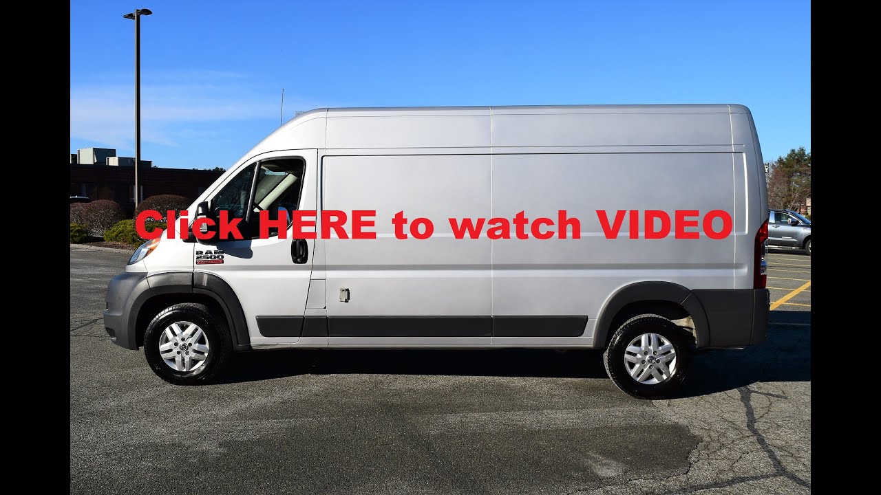 2015 Ram ProMaster 2500 Cargo Van 3.0L EcoBoost Diesel