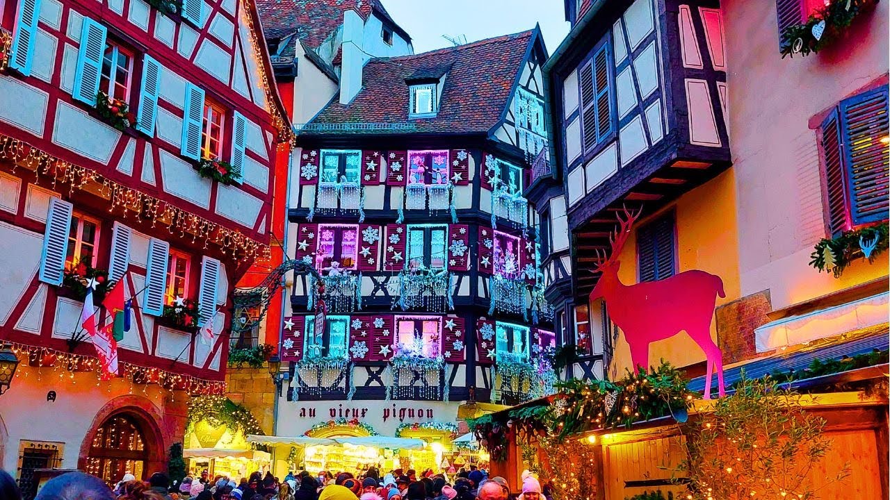 Christmas in Colmar 🎄🇫🇷 The Most Beautiful Christmas Market in Europe | 4K Walking Tour
