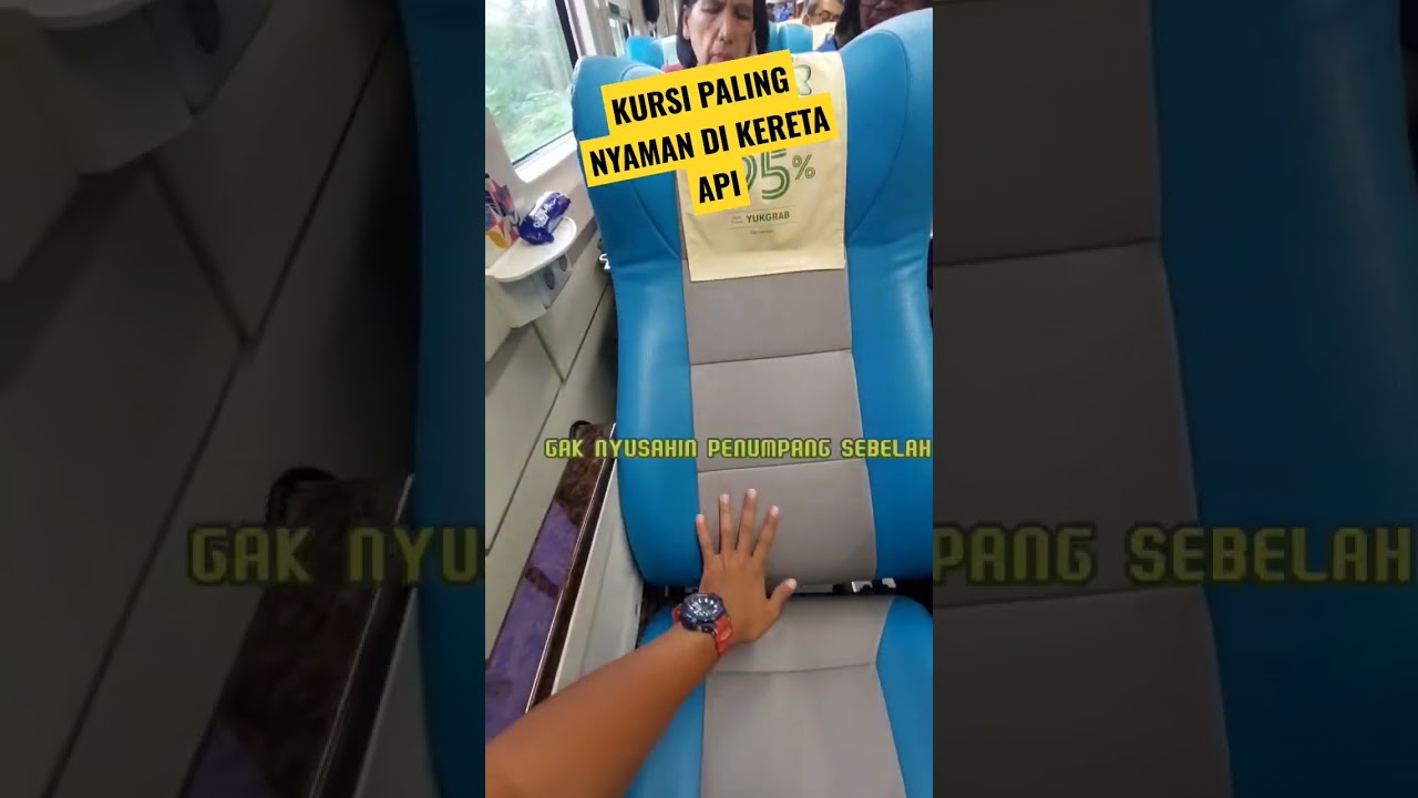 KURSI PALING NYAMAN DI KERETA API #shorts