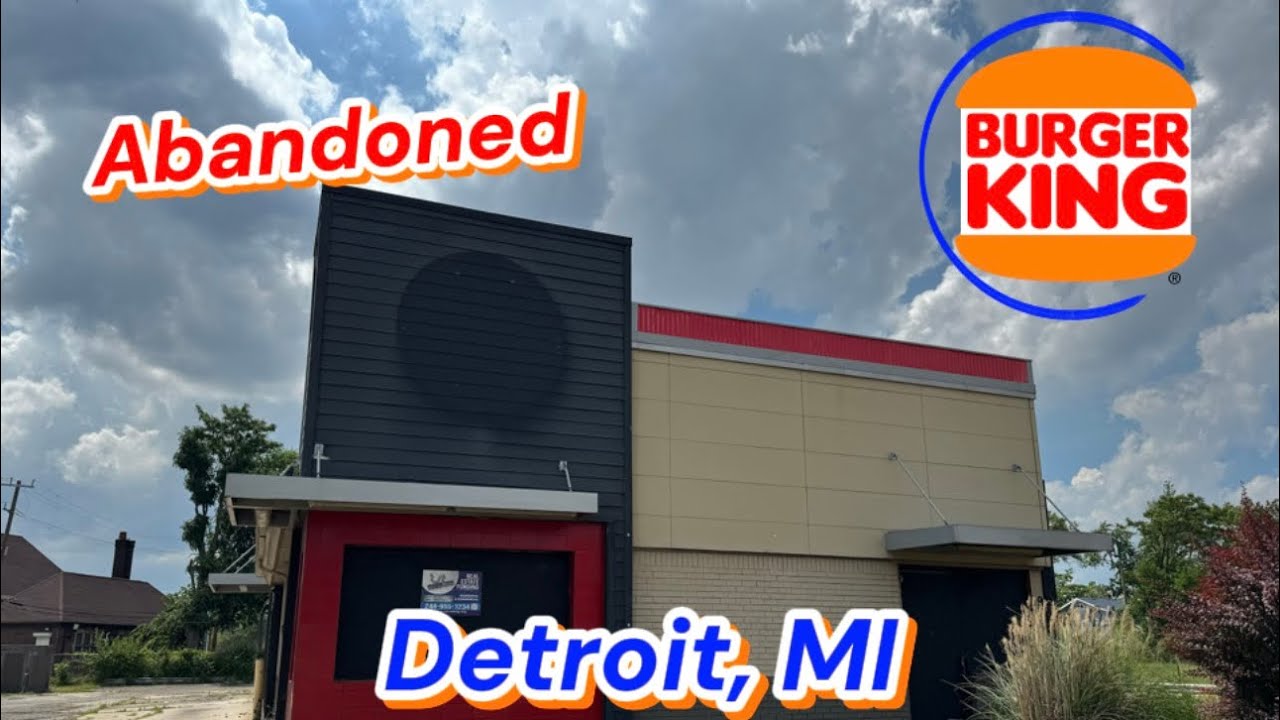 ЗАБРОШЕННЫЙ Burger King в Детройте, штат Мичиган