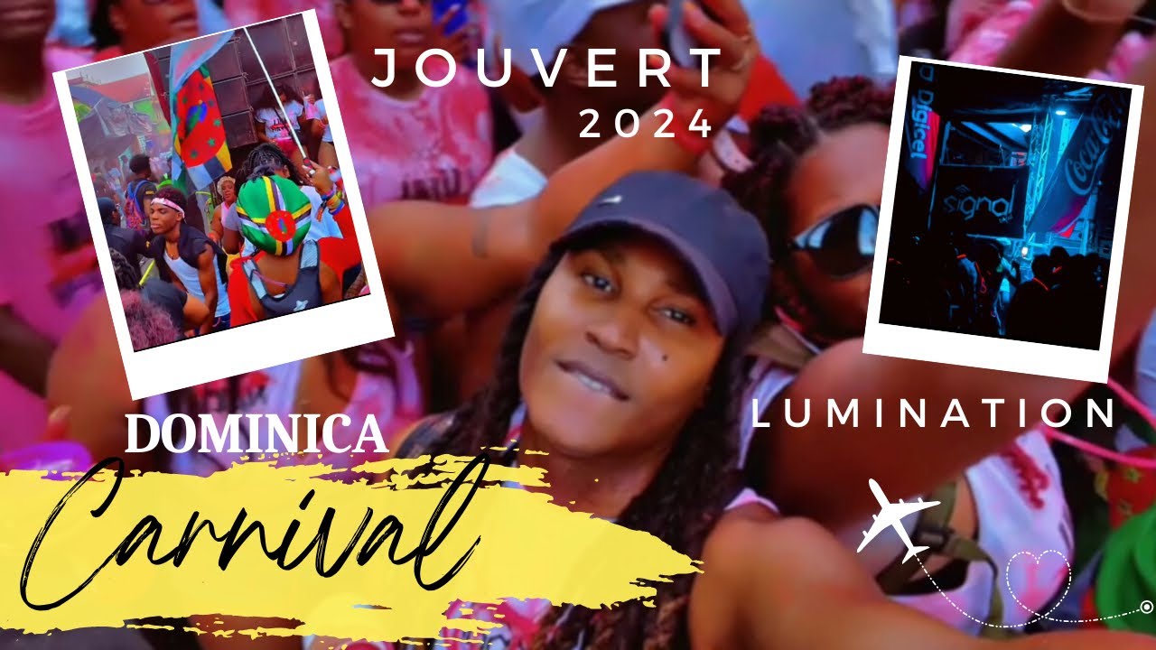 DOMINICA 🇩🇲 Carnival Monday 2024 | Lumination & Jouvert