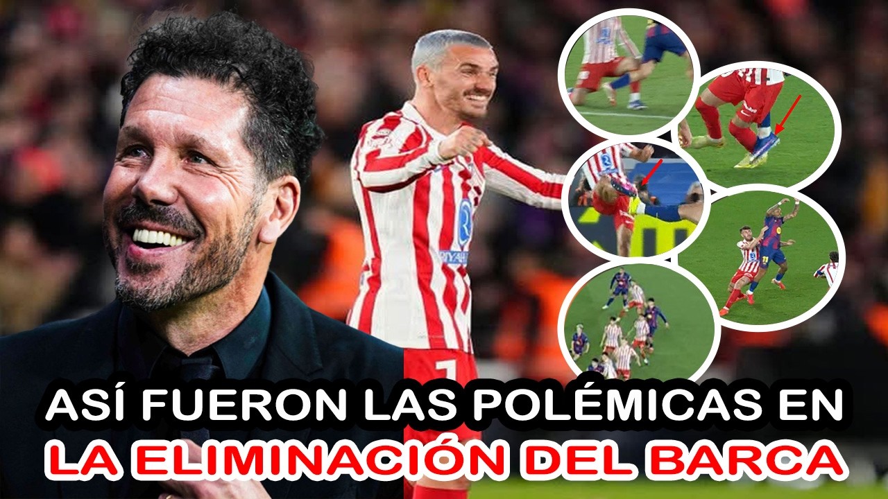 Penales, VAR y decisiones dudosas: la noche más caliente entre Barça y Atlético 🚨⚽