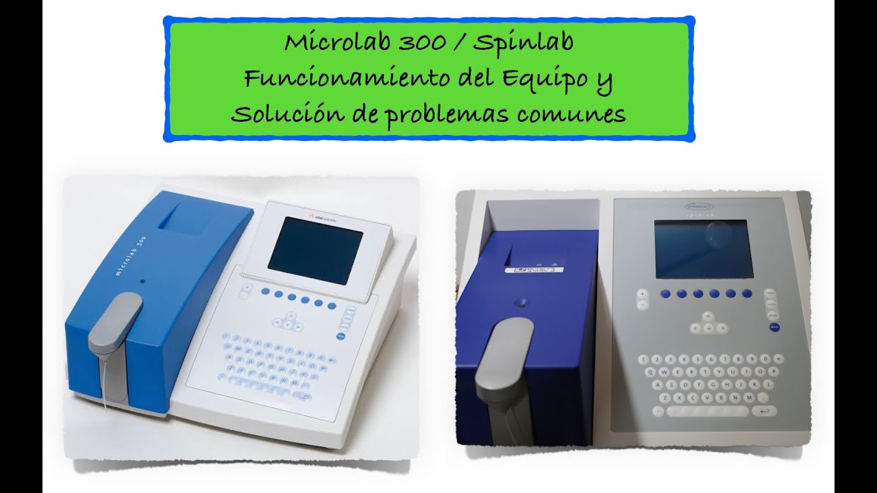Microlab 300 - Spinlab Tips para poder resolver problemas comunes.