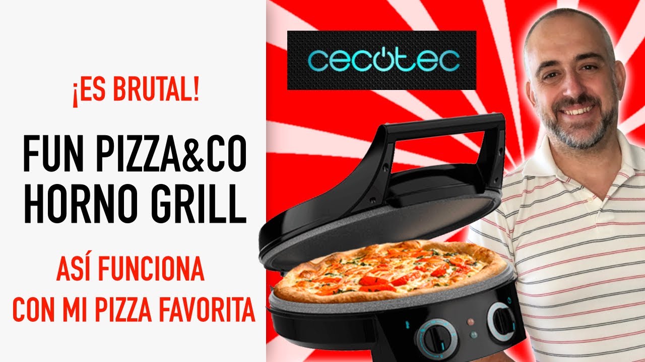🍕Sorprendido con el Horno Grill Fun Pizza&Co de Cecotec ❤️ Mi receta de PIZZA favorita en Mambo