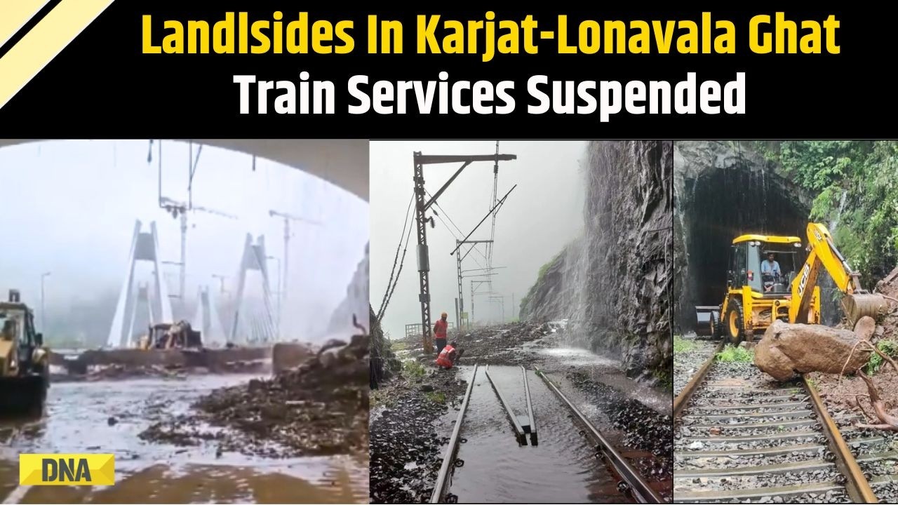 Mumbai Rains: Major Landslide Blocks Pune&ndash;Lonavala Rail Section; 16 Trains Cancelled | Maharashtra