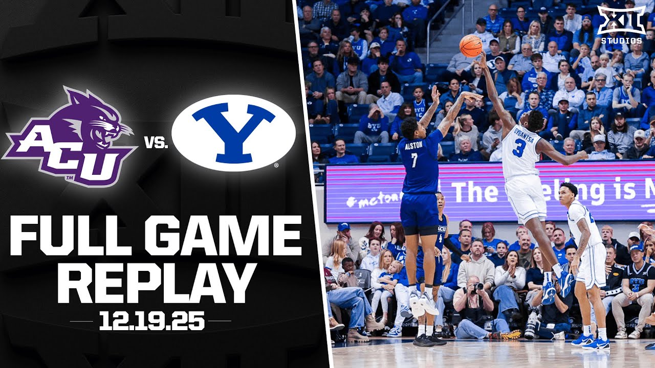 Abilene Christian vs. BYU Full Game Replay (12.19.25) | 2025-26 Big 12 Men's Basketball