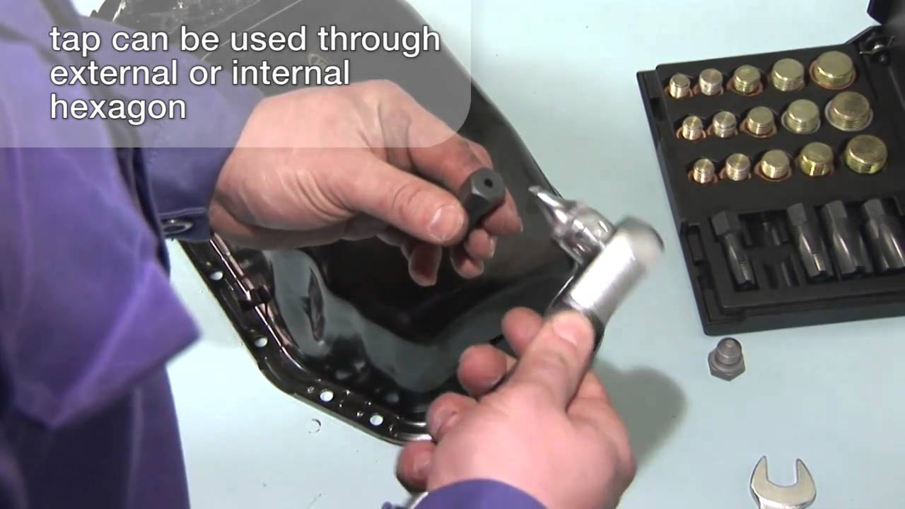 V-COIL - Repair of oil drain screw threads