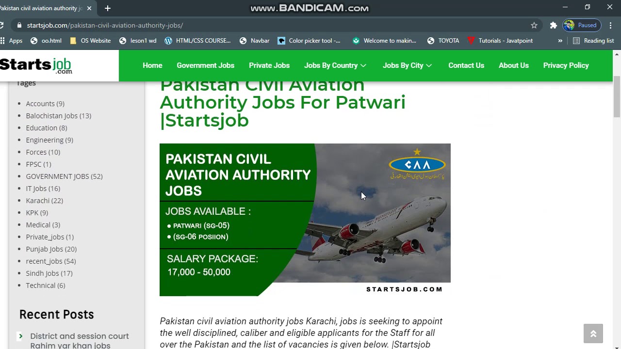 How To Apply Pakistan Civil Aviation Authority PCAA