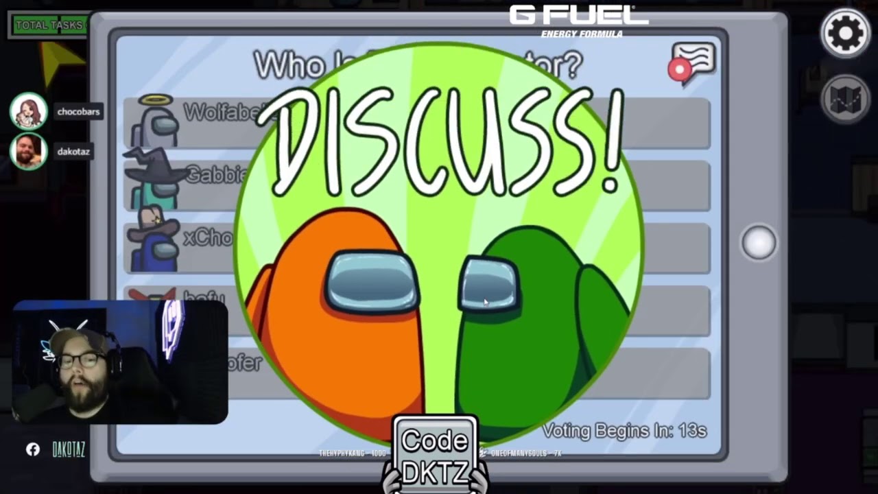 Among Us | DK catches Wolfabelle on cams