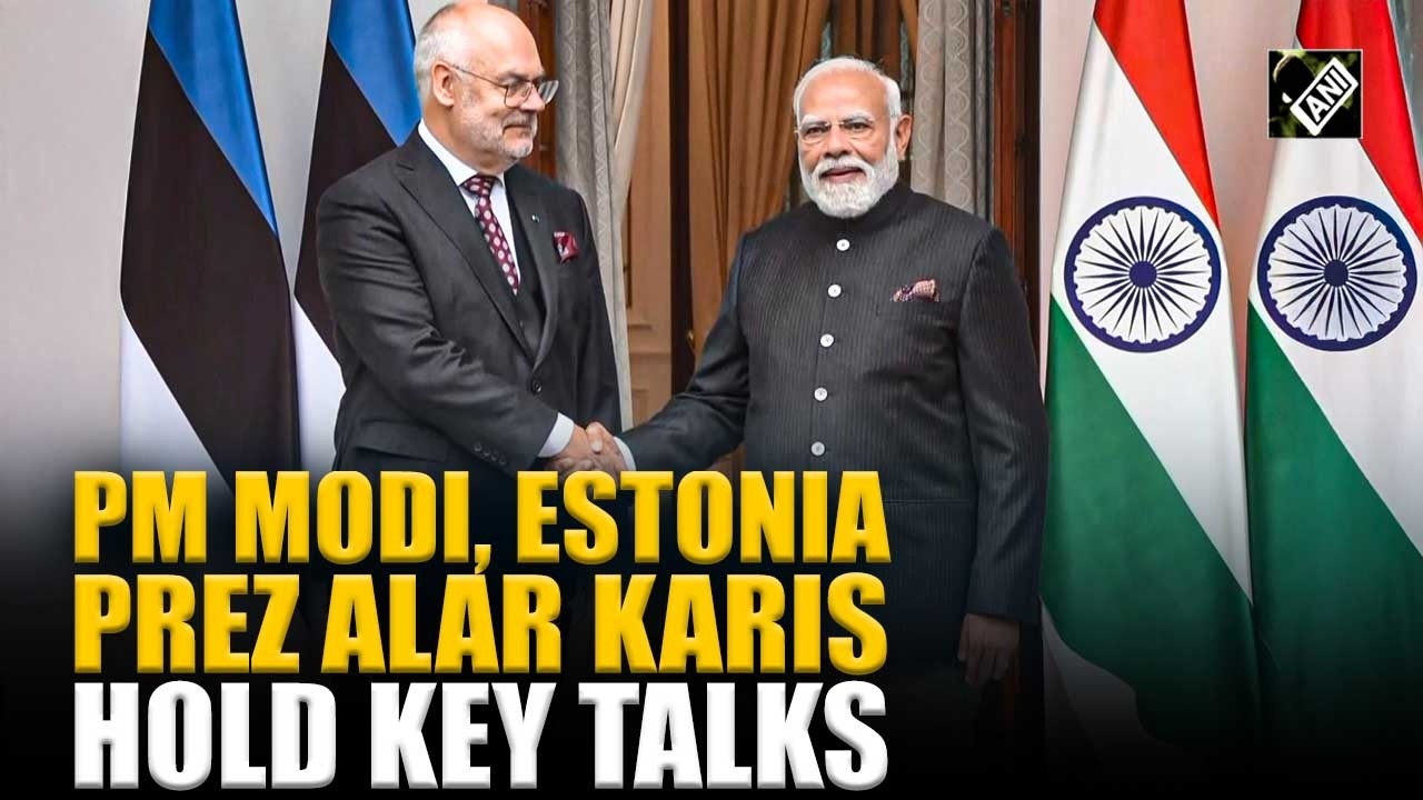 PM Modi holds bilateral meeting with Estonian President Alar Karis | Delhi | Estonia