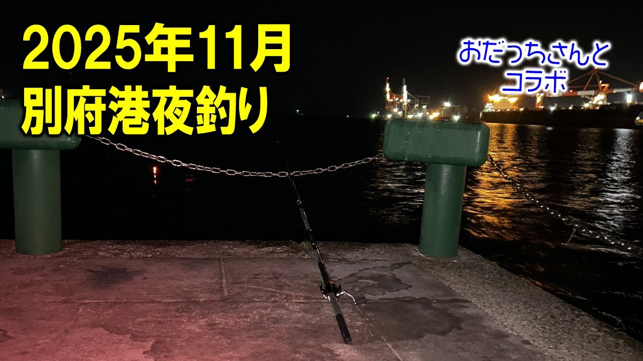 【別府港 夜釣り】おだっちさんとガシラ・メバル狙い