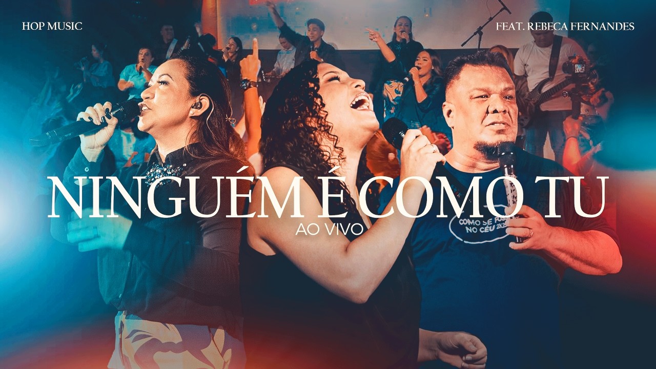 NINGUÉM É COMO TU - Ao Vivo | HOP Music feat. Rebeca Fernandes & Eliandro Adrião (Clipe MJM Music)