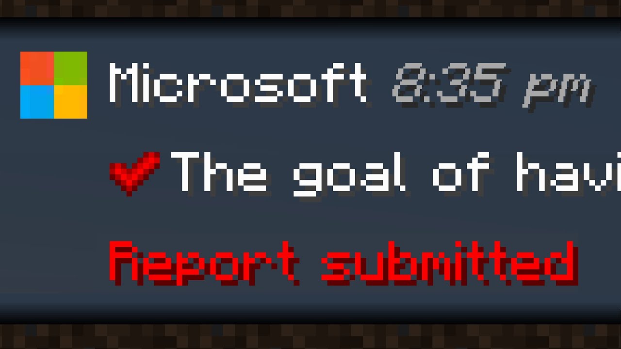 So, I just chat-reported Microsoft...