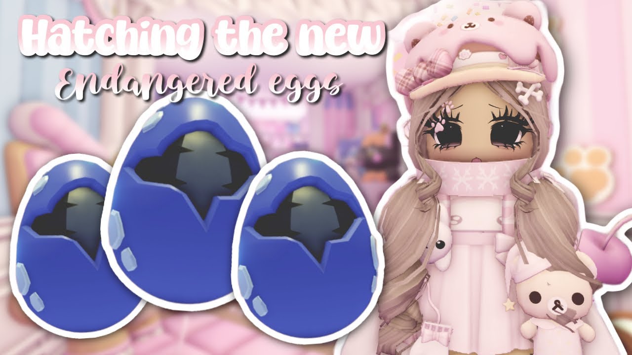 hatching the NEW ENDANGERED EGGS in ADOPT ME !!!