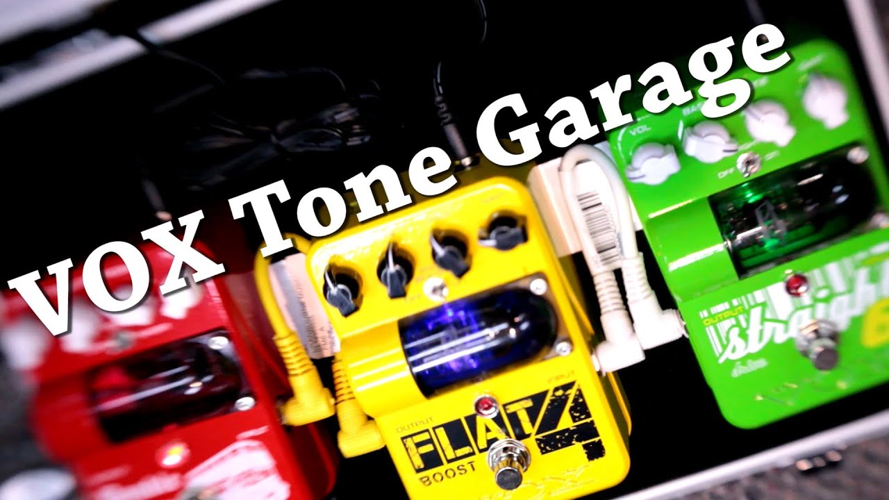 Vox Tone Garage Guitar Pedals (Straight 6 Drive, Flat 4 Boost & Double Deca Delay)