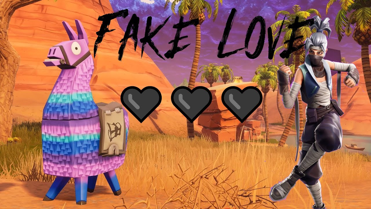 Fake love🖤🖤🖤(But It's Perfectly Synced)