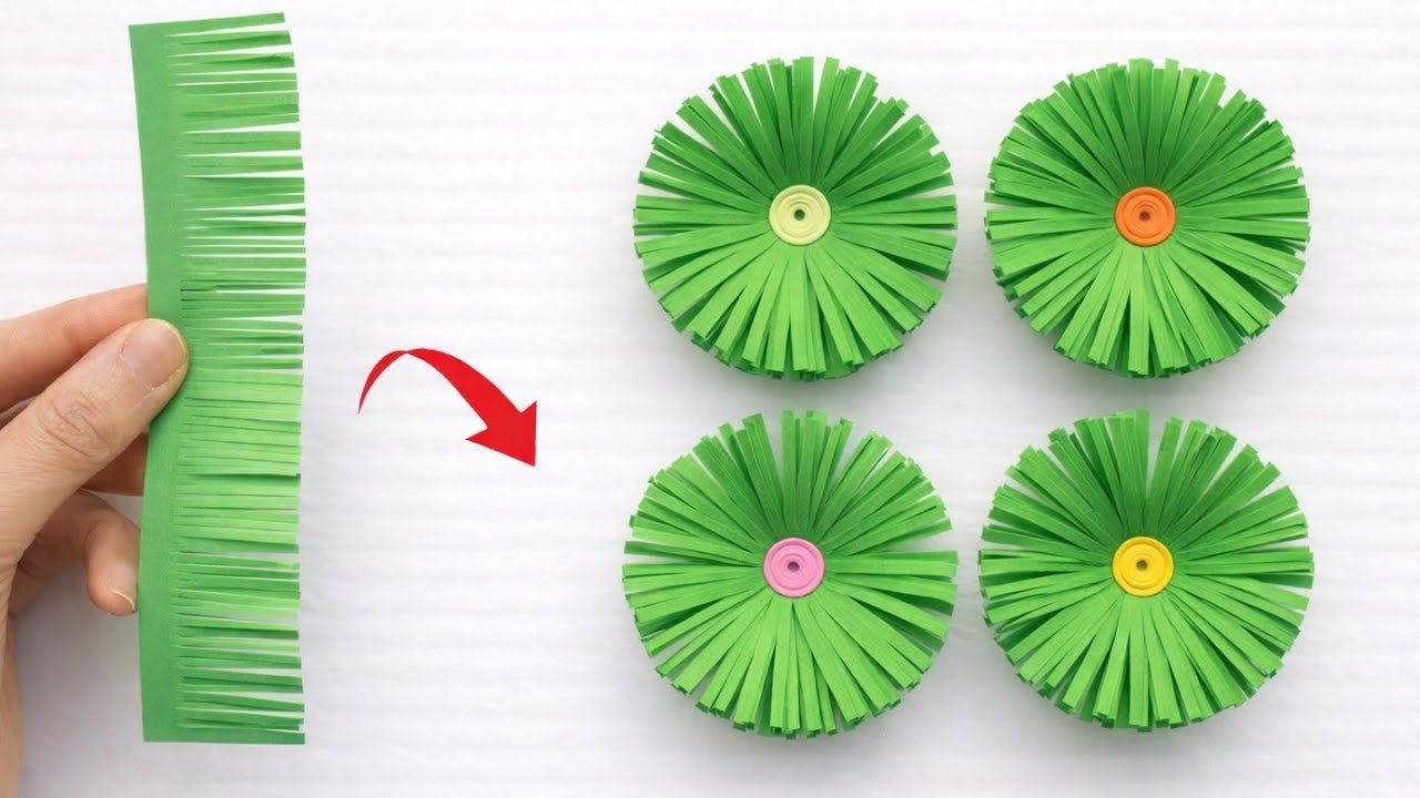 DIY paper rose | Easy Paper  flower Rose | Flower making with Paper #delicatedecor