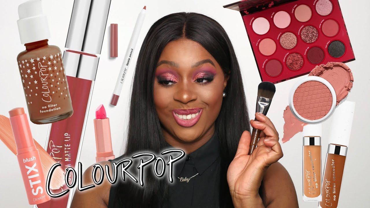 MI TRUCCO SOLO CON COLOURPOP COSMETICS | DOVE SI TROVA IN ITALIA SENZA DOGANA? MAKEUP SU PELLE SCURA