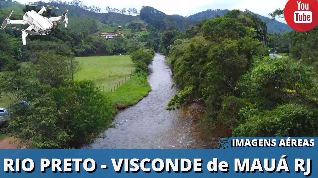 RIO PRETO Visconde de Mau&aacute; - Divisa do Rio de Janeiro e de Minas Gerais - Imagens A&eacute;reas DJI Mini2