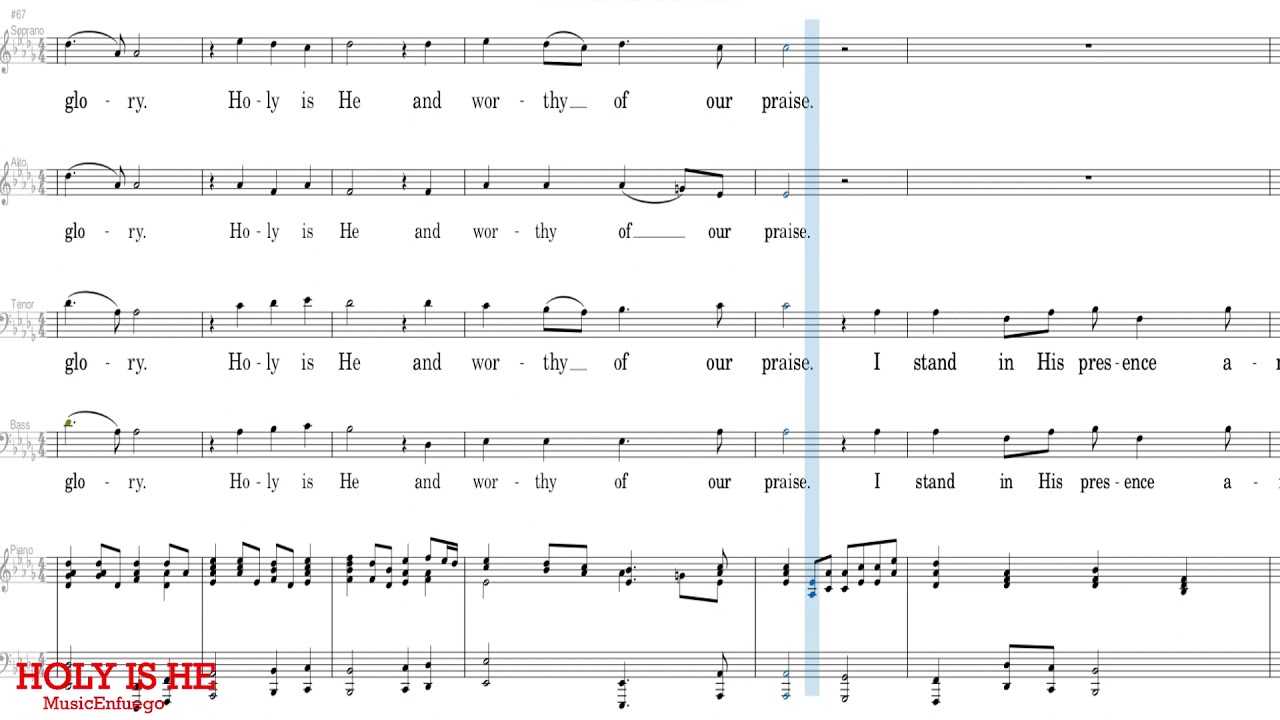 Holy Is He (Holy, Holy, Holy) - Accompaniment