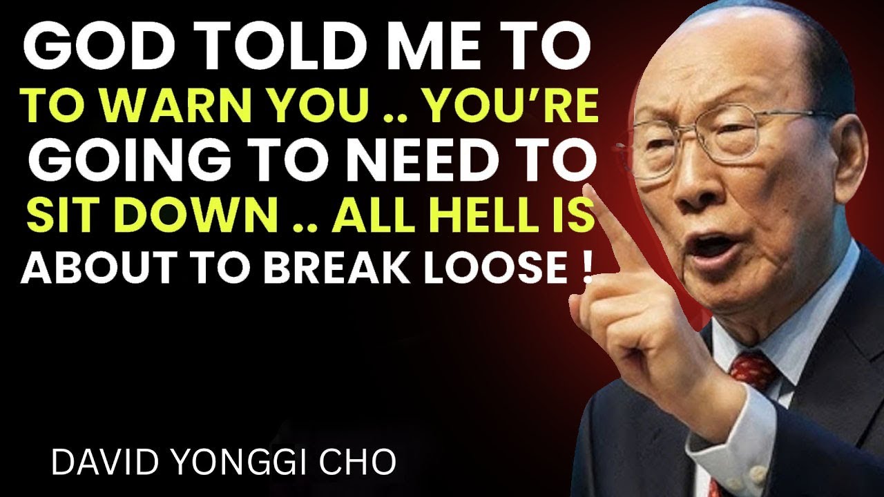 God Is Exposing What You Didn’t See Coming | This Warning Could Save You - David Yonggi Cho