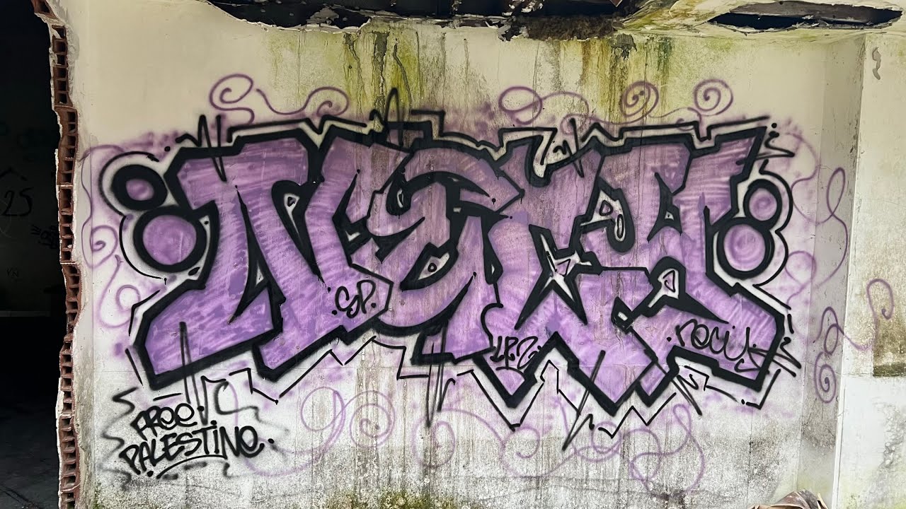 Graffiti in an abandoned place #2 (urbex)