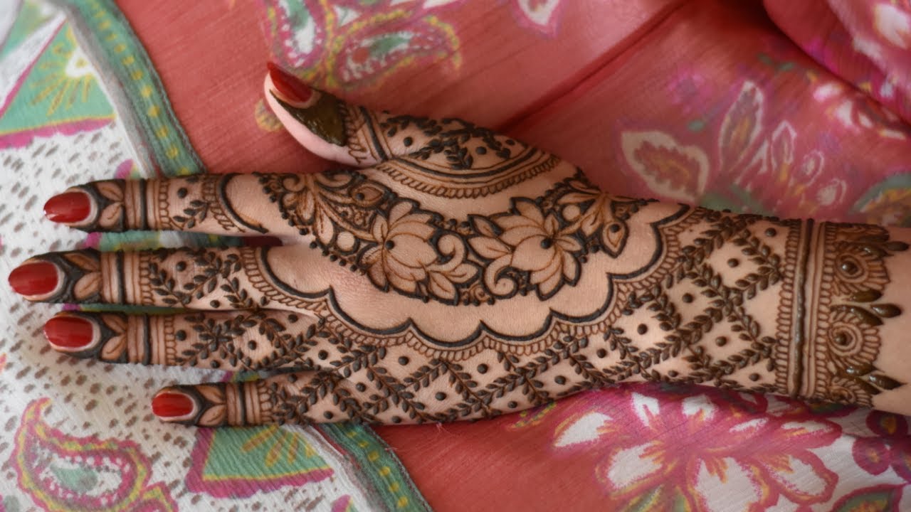 New Stunning intricate Full hand mehendi design