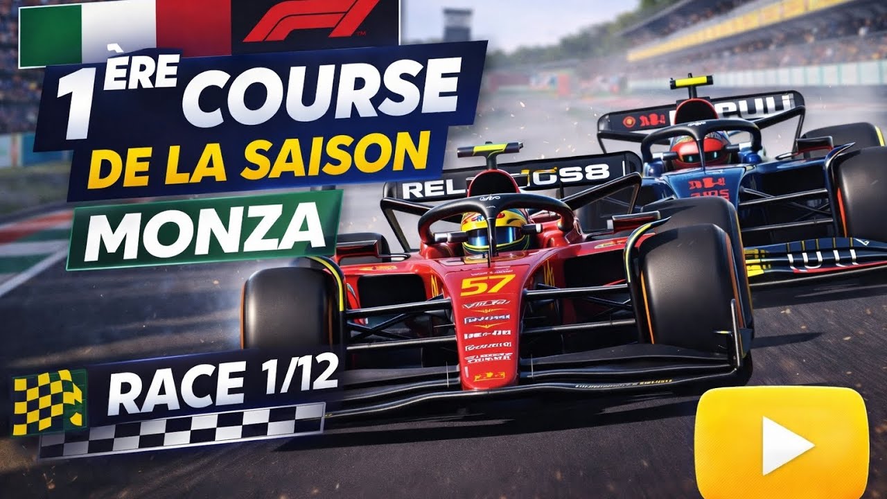 1ère course de la saison à Monza avec beaucoup de rebondissements