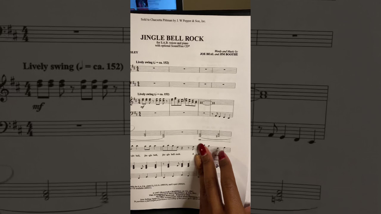 SOPRANO 1 Jingle Bell Rock SAB- Billingsley