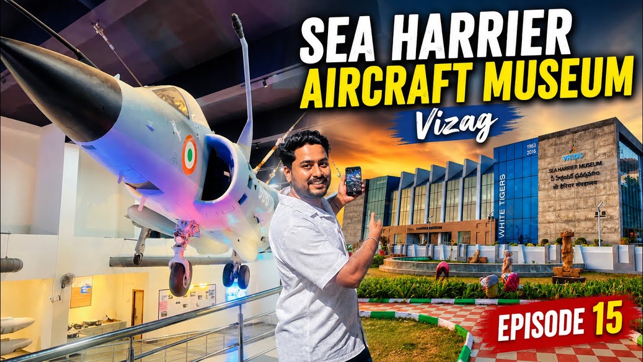 🔥 India ka Rare Aircraft Museum! Vizag Sea Harrier Inside Tour