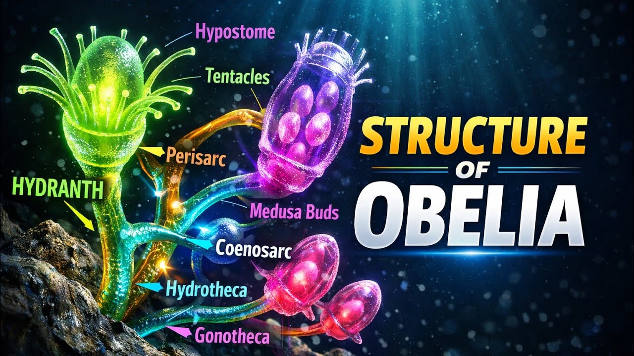 B.Sc Zoology| Sructure Of Obelia| Part 2 #structureofobelia #obelia #Obeliamorphology #EducatorBug